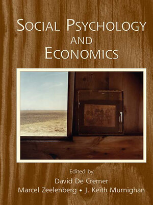 cover image of Social Psychology and Economics